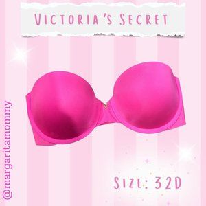 Victoria's Secret Strapless Hot Pink Bra